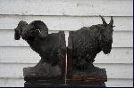 Sheep and Goat Bookends